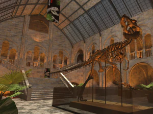 fps museum - vr tournament map 3D Model