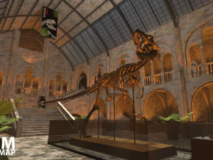 fps museum - vr tournament map 3D Model