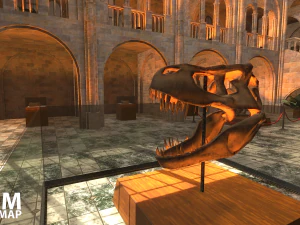 fps museum - vr tournament map 3D Model