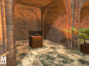 fps museum - vr tournament map Model 3D