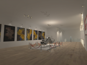gallery - showroom environment 3D Model