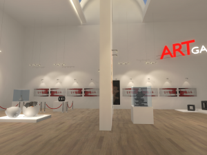 gallery - showroom environment 3D Model