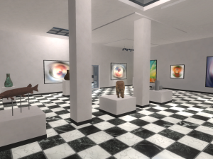 gallery - showroom environment 3D Model