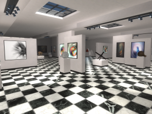 gallery - showroom environment 3D Model