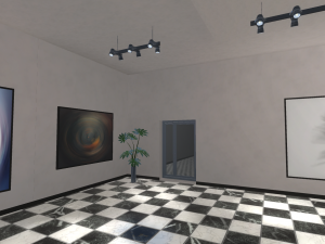 gallery - showroom environment 3D Model