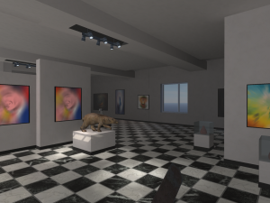 gallery - modular interior Modelo 3D