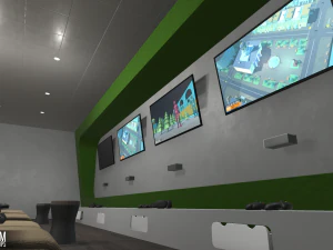 game room - interior and props 3D Model