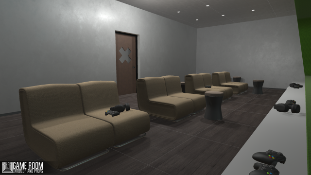 garage - interior and props Modelo 3D .c4d .max .obj .3ds .fbx .stl .blend 