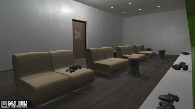 garage - interior and props 3D Model .c4d .max .obj .3ds .fbx .stl .blend