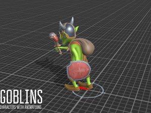 goblins -characters with animations Modèle 3D