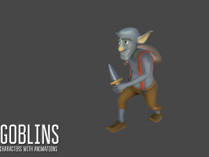 goblins -characters with animations Modèle 3D