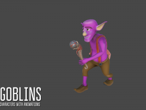 goblins -characters with animations Modèle 3D