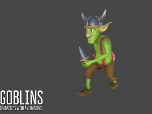 goblins -characters with animations Modèle 3D