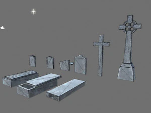 graves 3D Model