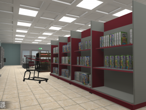 grocery store - interior and props 3D Model