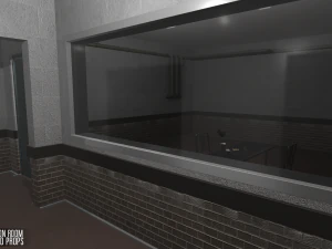 interrogation room - interior and props 3D Model