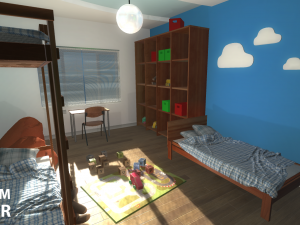 kids room - interior 3D Model