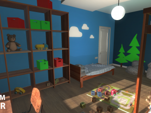 kids room - interior 3D Model