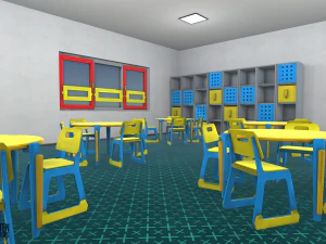 jardim de inf&acirc;ncia - interior e adere&ccedil;os Modelo 3D