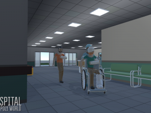 low poly world - hospital Modelo 3D