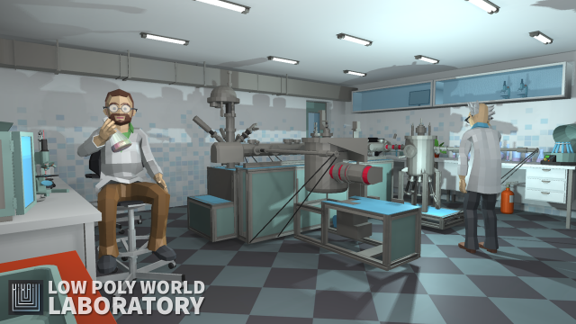 low poly world - laboratory Modelo 3D .c4d .max .obj .3ds .fbx .stl .blend 