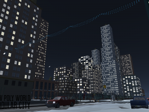 low poly world - modular city Modelo 3D