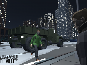 low poly world - modular city 3D 模型