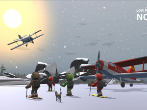 low poly world - north Modelo 3D