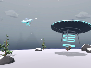 low poly world - north Modelo 3D