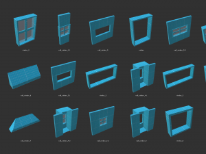 low poly world - prototype pack 3D Model
