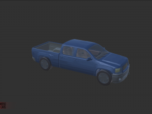 low poly world - stylized cars Modèle 3D