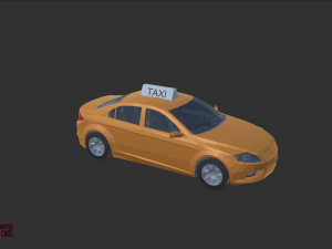 low poly world - stylized cars Modèle 3D