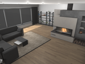 master room - interior and props Modello 3D