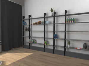 master room - interior and props Modello 3D