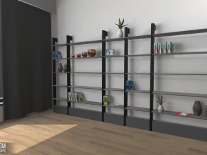 master room - interior and props 3D Model