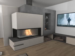 master room - interior and props Modello 3D