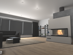 master room - interior and props Modello 3D