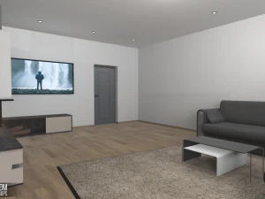 master room - interior and props 3D Model