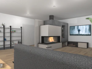 master room - interior and props 3D Model