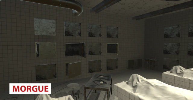 morgue - interior 3D Model .c4d .max .obj .3ds .fbx .stl .blend 