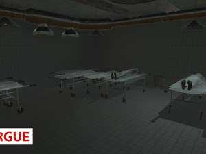 morgue - interior Modèle 3D