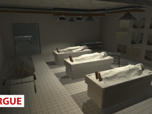 morgue - interior Modèle 3D