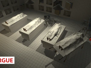 morgue - interior 3D Model