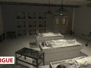 morgue - interior Modèle 3D