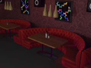 nightclub - interior and props 3D-Modell