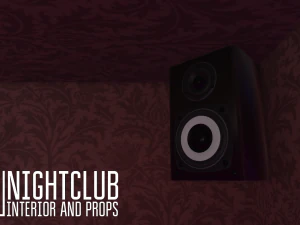 nightclub - interior and props 3D Model