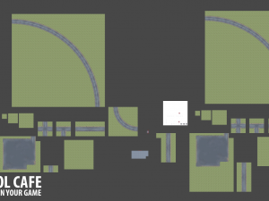 old school cafe 3Dモデル