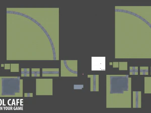 old school cafe 3D Model