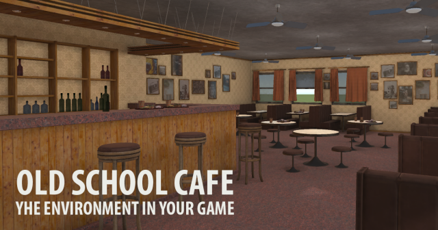Old School Cafe 3D Модель In Бар 3DExport