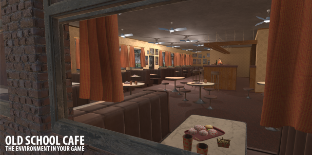 Old School Cafe 3D Модель In Бар 3DExport